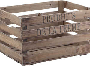 Caisse en bois Produits de la ferme Caisse en bois Produits de la ferme