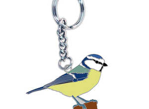 Porte-clés mésange bleue