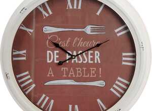 Horloge bistrot A table 63 cm