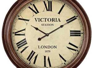 Pendule anglaise Victoria Station