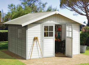 Abri jardin Deco 7.5 - 7.5 m² - 3.15 x 2.39 x 1.88 m - 26 mm Abri jardin Deco 7.5 - 7.5 m² - 3.15 x 2.39 x 1.88 m - 26 mm