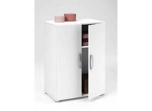 Armoire Cobi - 58,20 x 34,60 x 81 cm - Blanc Armoire Cobi - 58,20 x 34,60 x 81 cm - Blanc