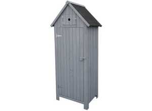 Armoire de jardin Cabanon - 77 x 84.3 x 179 cm - Anthracite Armoire de jardin Cabanon - 77 x 84.3 x 179 cm - Anthracite
