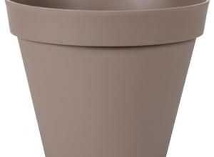 EDA Pot rond Toscane ?40cm - Contenance 23L - Taupe