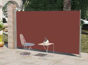vidaXL Auvent latéral rétractable 160 x 300 cm Marron vidaXL Auvent latéral rétractable 160 x 300 cm Marron