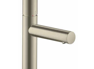 Hansgrohe AXOR Uno mitigeur monocommande de lavabo 110, Zerogriff, sans garniture de vidage, saillie 123mm, Coloris: Nickel brossé - 45002820