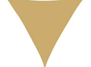 Voile d'ombrage triangulaire 6x6x6 m sable Voile d'ombrage triangulaire 6x6x6 m sable