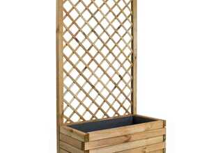 Jardinière en bois rectangulaire Lierre 80 - BURGER JARDIPOLYS Jardinière en bois rectangulaire Lierre 80 - BURGER JARDIPOLYS