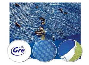 Bâche à bulles pour piscine ronde Gre Pool - Dimensions bâche: Ø 3,95 m - Gré