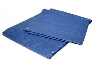 Bâche plastique 10x15 m bleue 80g/m² - bâche de protection polyéthylène - UNIVERS DU PRO