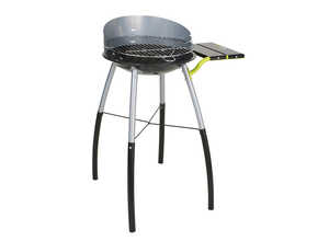 Barbecue à charbon de bois Tondino - 3 hauteurs de cuisson - Ø 42 x 12 cm Barbecue à charbon de bois Tondino - 3 hauteurs de cuisson - Ø 42 x 12 cm