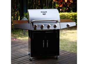 Barbecue gaz Party 5 - 5 Brûleurs dont 1 latéral - 15.2 kW