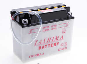 Batterie Y50N18LA pour quad, utilitaire et tracteur tondeuse livrée sans acide - JARDIAFFAIRES