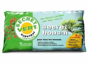 Terreau pour bonsaïs 3kg