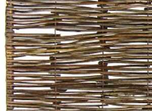 Bordure médiévale bois acacia - 90x45cm + U de fixation