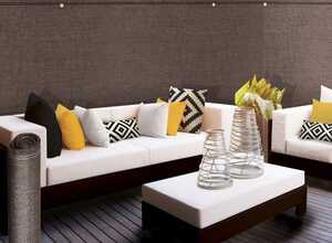 Brise vue renforcé 1,8 x 10m taupe 220 gr/m² luxe pro - IDMARKET