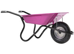 Brouette BIBOX PLUS Fuchsia gonflée - 90L