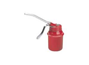 Burette à pompe métallique, longueur du bec 12 cm, capacité en 125 cm3 - AUTOBEST