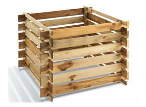 Bac à compost en bois 700L - BURGER JARDIPOLYS Bac à compost en bois 700L - BURGER JARDIPOLYS