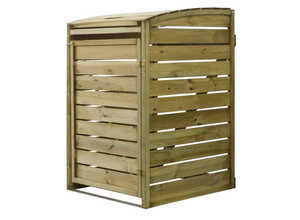 Cache-poubelle simple Sarny - 76.7 x 80 x 120 cm Cache-poubelle simple Sarny - 76.7 x 80 x 120 cm