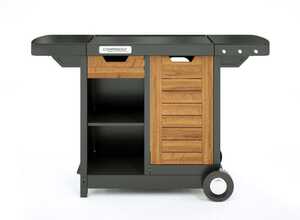 CAMPINGAZ Chariot Premium WLX pour plancha - en acier et en bois d'accacia - 129 x 52 x 81 cm