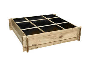 Carré potager divisé en bois petit modèle Carré potager divisé en bois petit modèle
