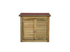 CEMONJARDIN - Armoire de rangement en bois Lisboa petit modèle - 341391 CEMONJARDIN - Armoire de rangement en bois Lisboa petit modèle - 341391