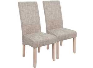 Lot de 2 chaises Sagua - Beige Lot de 2 chaises Sagua - Beige