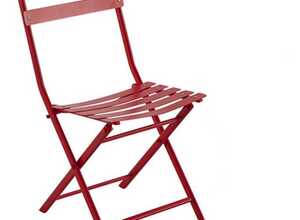 Chaise de jardin métal pliante Greensboro Groseille - HESPERIDE