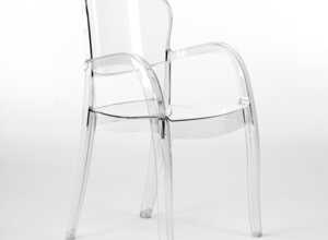 Chaise polycarbonate transparent salle à manger bar JOKER Grand Soleil Chaise polycarbonate transparent salle à manger bar JOKER Grand Soleil