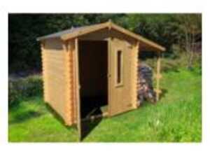CHALET & JARDIN - Abri bois Azur 4m² bûcher 19mm - 05-703858 CHALET & JARDIN - Abri bois Azur 4m² bûcher 19mm - 05-703858