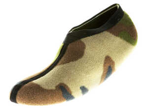 Chaussons polaire - Camouflage - 38-39 - SEDETEX