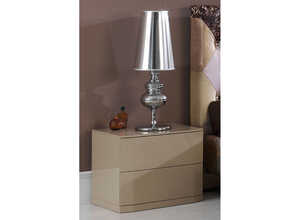 Lot de 2 chevets Delta - 54 x 45 x 46 cm - Coloris moka