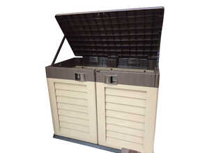 Coffre jardin Oregon - 146 x 87 x 119m - Moka