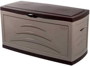 Coffre de rangement Serena - 310 L - Taupe - EDA Coffre de rangement Serena - 310 L - Taupe - EDA