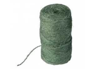 Rouleau de ficelle de jute verte - 75 m - CIS