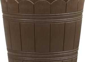 EMSA Bac ? fleurs COUNTRY ? 24 cm - Marron