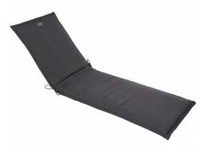 Coussin de transat - 190 x 60 cm - Polyester et mousse PU - Ardoise - Livraison gratuite - AC-DÉCO