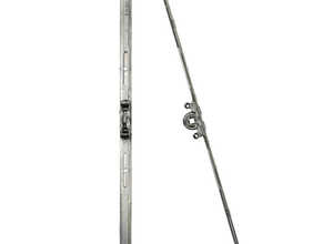 FERCO Crémone OB F15 DF/DV ajustable haut et bas L 1280mm cote D 600mm 1 galet - FERCO - G-22045-00-0-1