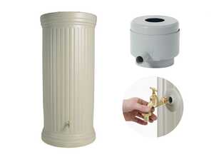 Récupérateur d'eau de pluie Colonne romaine 330 L Récupérateur d'eau de pluie Colonne romaine 330 L