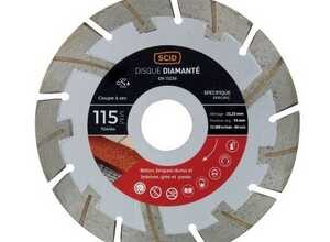 Disque matériaux durs et abrasifs ls 115 22,23 - SéLECTION BRICO-TRAVO