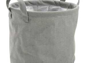 Cache pot en jute gris