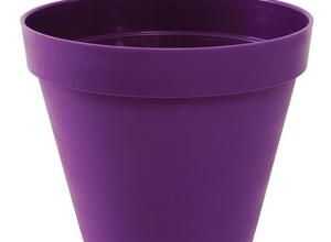 EDA Pot rond Toscane ?30cm - Contenance 10L - Prune