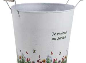 Cache pot zinc Je reviens du jardin Cache pot zinc Je reviens du jardin