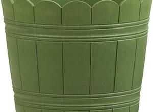 EMSA Bac ? fleurs COUNTRY ? 30 cm - Vert