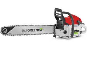 Tronçonneuse thermique 72cc 4.2CV guide 61cm -Greencut Tronçonneuse thermique 72cc 4.2CV guide 61cm -Greencut