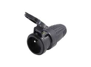 Fiche femelle 16A/230V avec lien, poignee et capot - AUTOBEST
