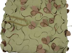 Filet de camouflage désert ignifugé - 1,5 x 5 mètres - OVIALA