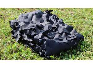 Filet de camouflage noir - 1,5 x 10 mètres - OVIALA