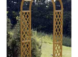 Pergola-arche bois pour rosiers "Schonbrunn" hauteur 2,33 m - GASPO Pergola-arche bois pour rosiers "Schonbrunn" hauteur 2,33 m - GASPO
